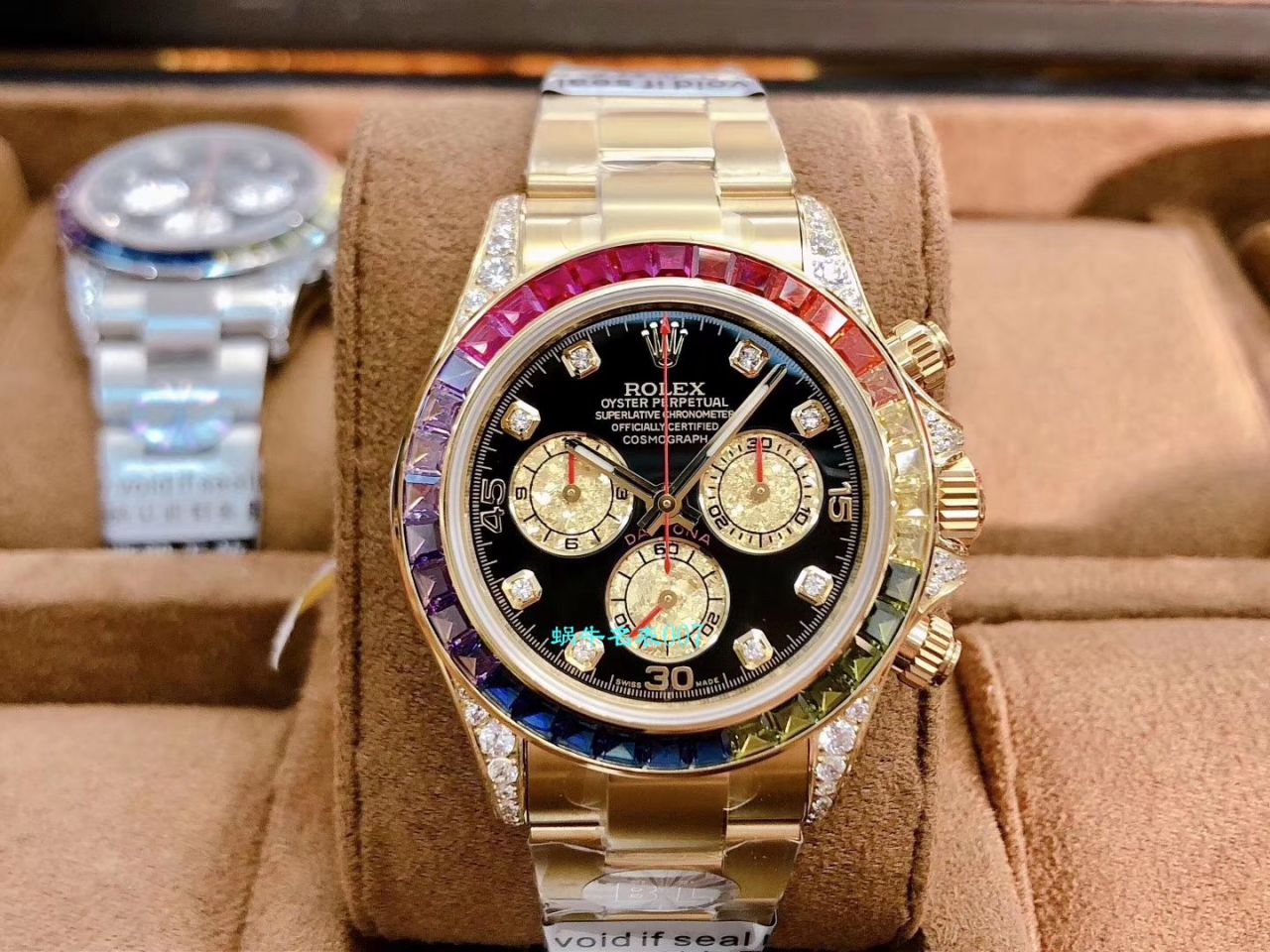 BL厂顶级复刻高仿劳力士迪通拿彩虹迪116599 RBOW,116595 RBOW,116598 RBOW腕表 / R357