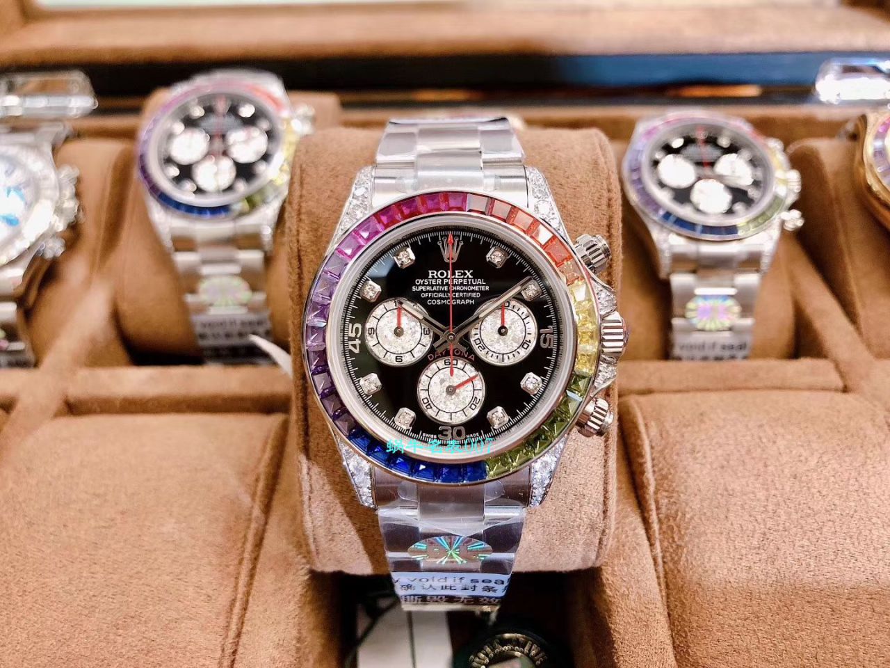 BL厂顶级复刻高仿劳力士迪通拿彩虹迪116599 RBOW,116595 RBOW,116598 RBOW腕表 / R357