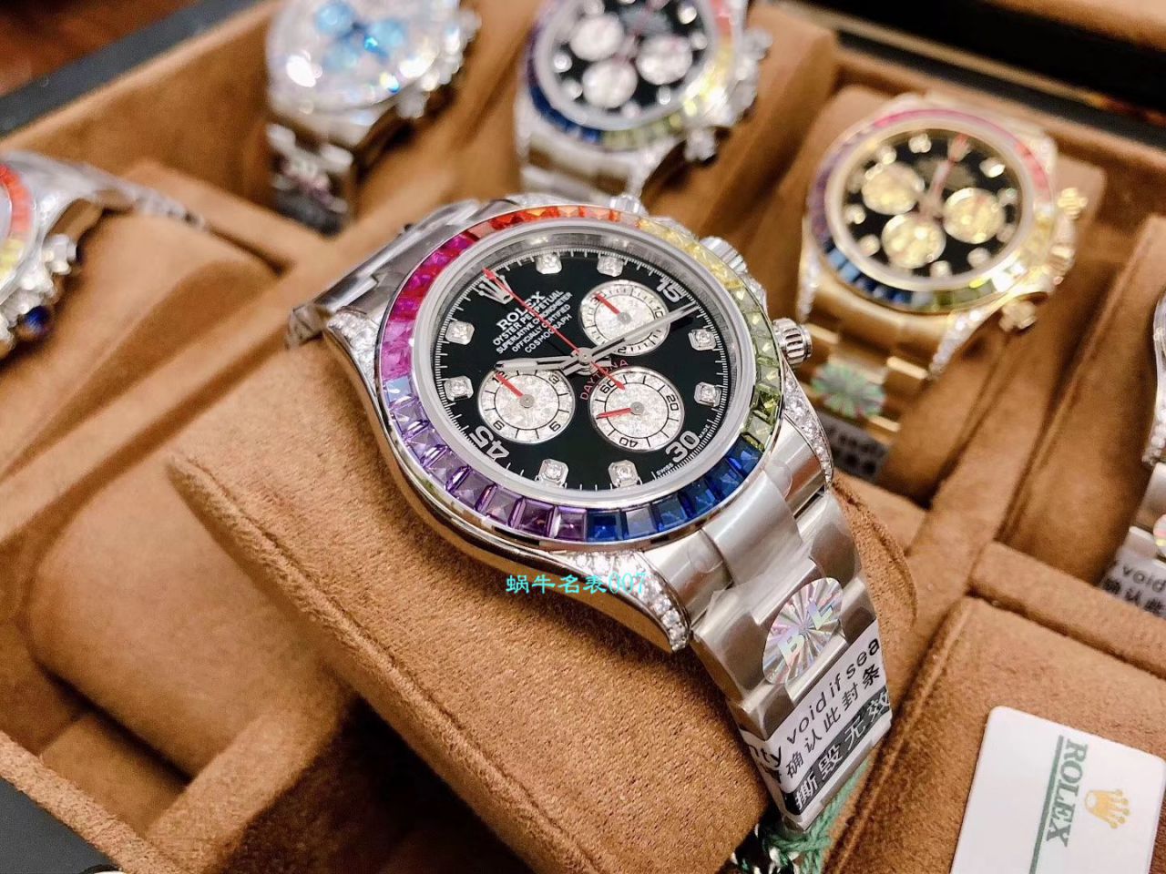 BL厂顶级复刻高仿劳力士迪通拿彩虹迪116599 RBOW,116595 RBOW,116598 RBOW腕表 / R357