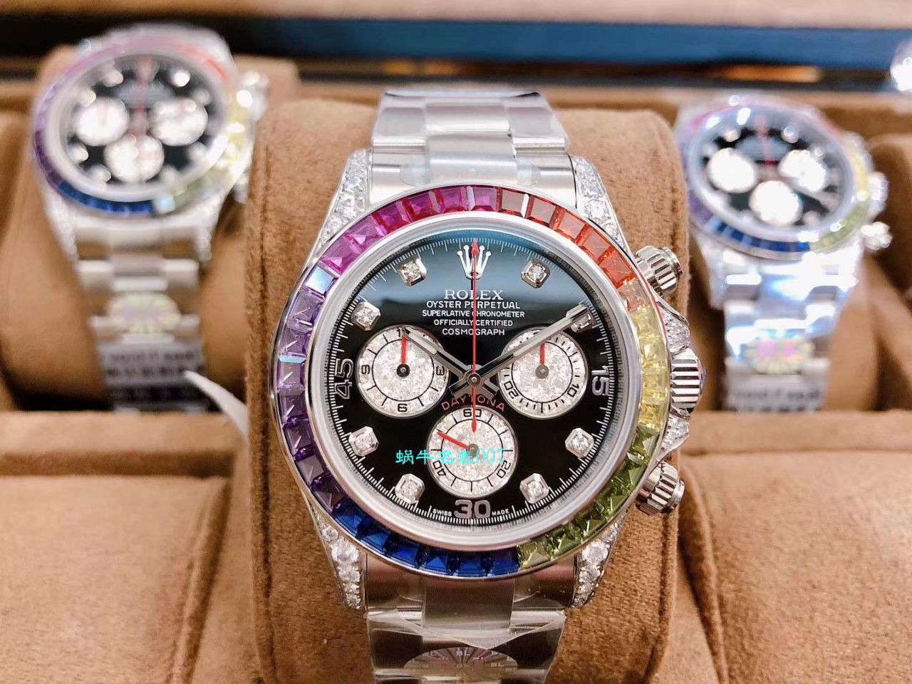 BL厂顶级复刻高仿劳力士迪通拿彩虹迪116599 RBOW,116595 RBOW,116598 RBOW腕表 / R357
