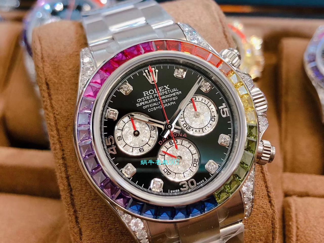 BL厂顶级复刻高仿劳力士迪通拿彩虹迪116599 RBOW,116595 RBOW,116598 RBOW腕表 / R357