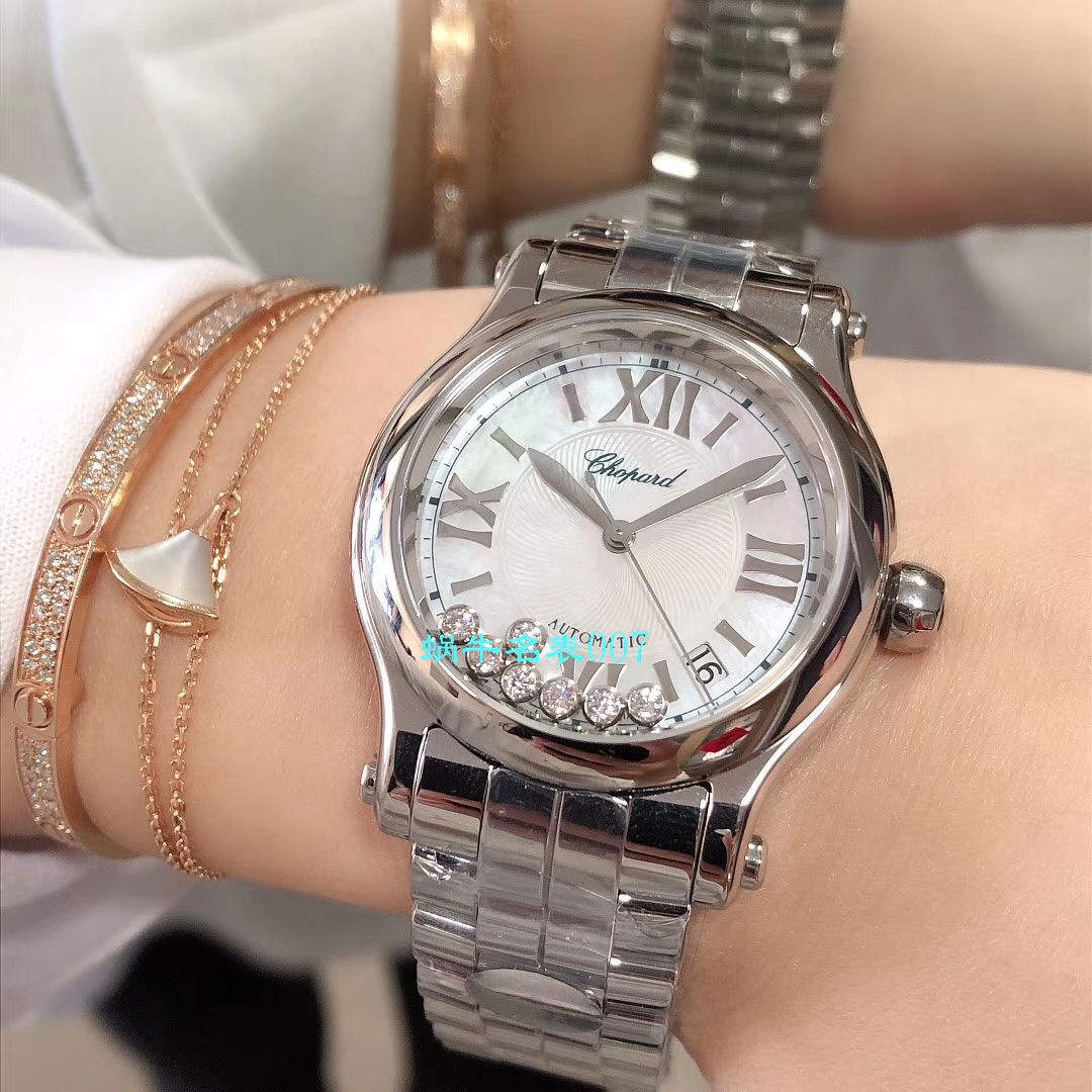 【YF厂顶级复刻高仿女表】萧邦HAPPY DIAMONDS系列277472-5002,278559-6002,278582-3002腕表 / XB051