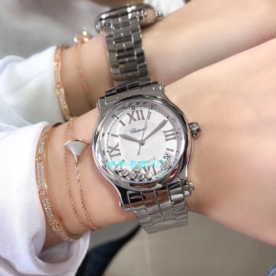 【YF厂顶级复刻高仿女表】萧邦HAPPY DIAMONDS系列277472-5002,278559-6002,278582-3002腕表 / XB051