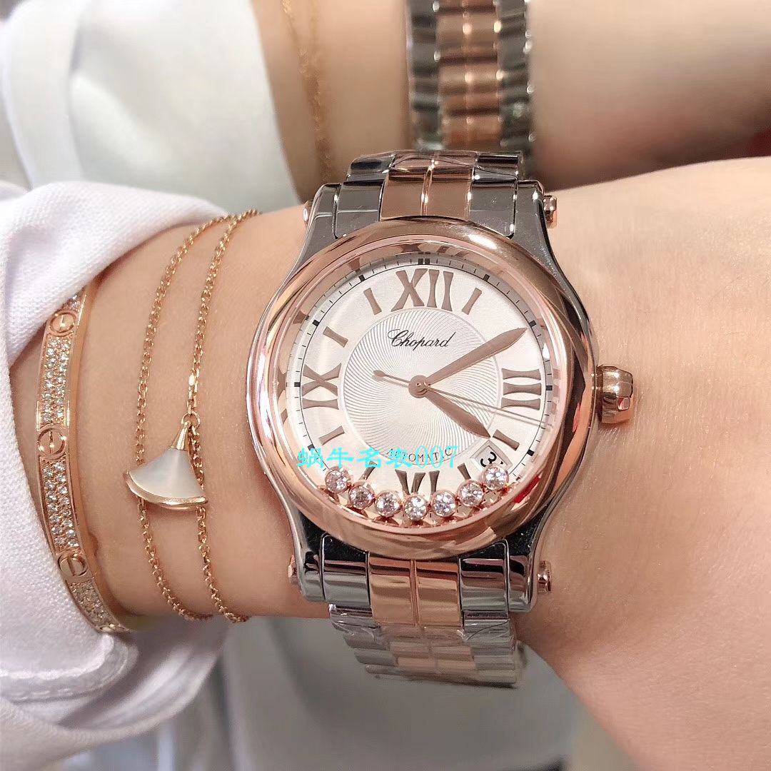 【YF厂顶级复刻高仿女表】萧邦HAPPY DIAMONDS系列277472-5002,278559-6002,278582-3002腕表 / XB051