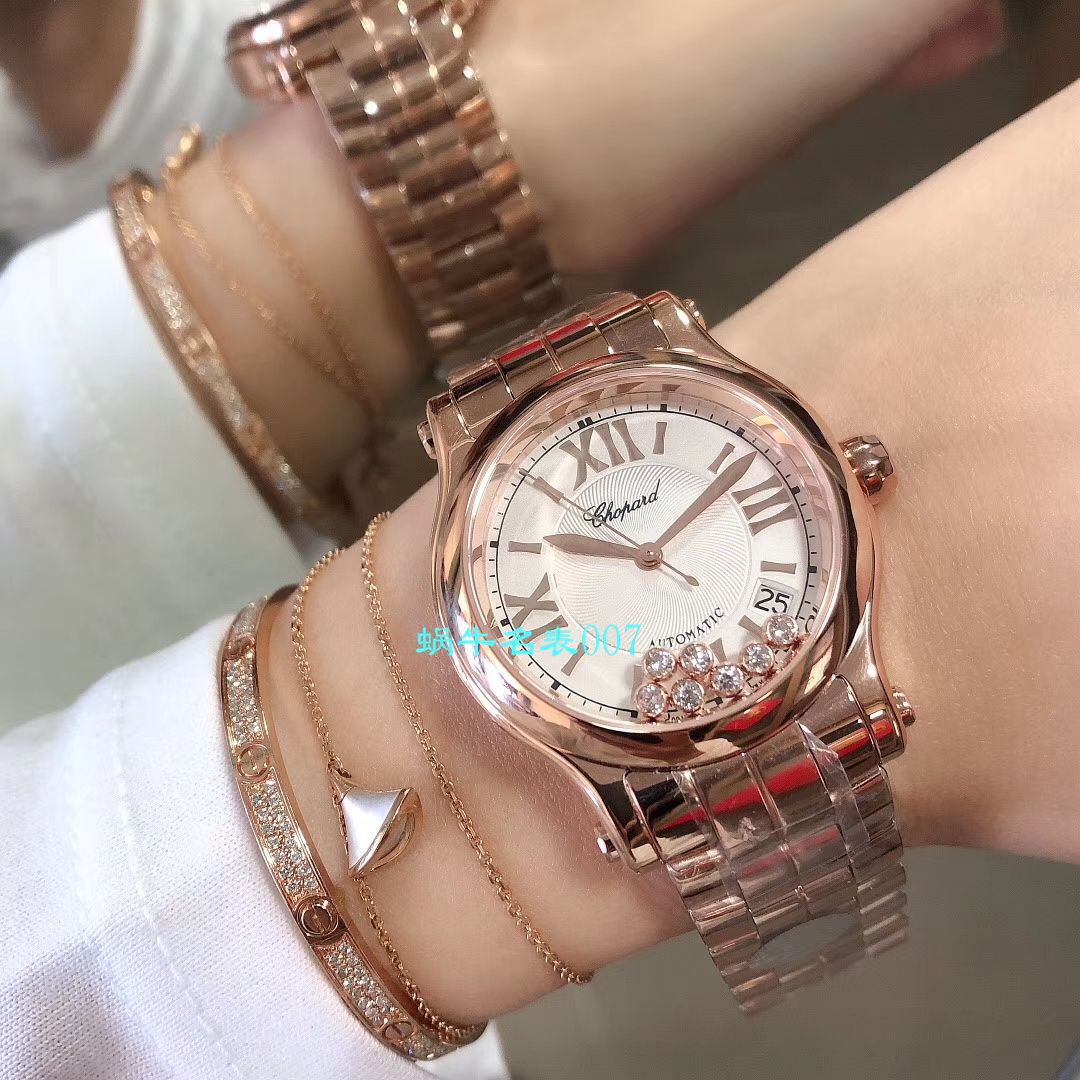 【YF厂顶级复刻高仿女表】萧邦HAPPY DIAMONDS系列277472-5002,278559-6002,278582-3002腕表 / XB051