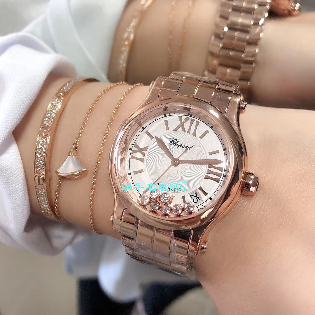 【YF厂顶级复刻高仿女表】萧邦HAPPY DIAMONDS系列277472-5002,278559-6002,278582-3002腕表 / XB051