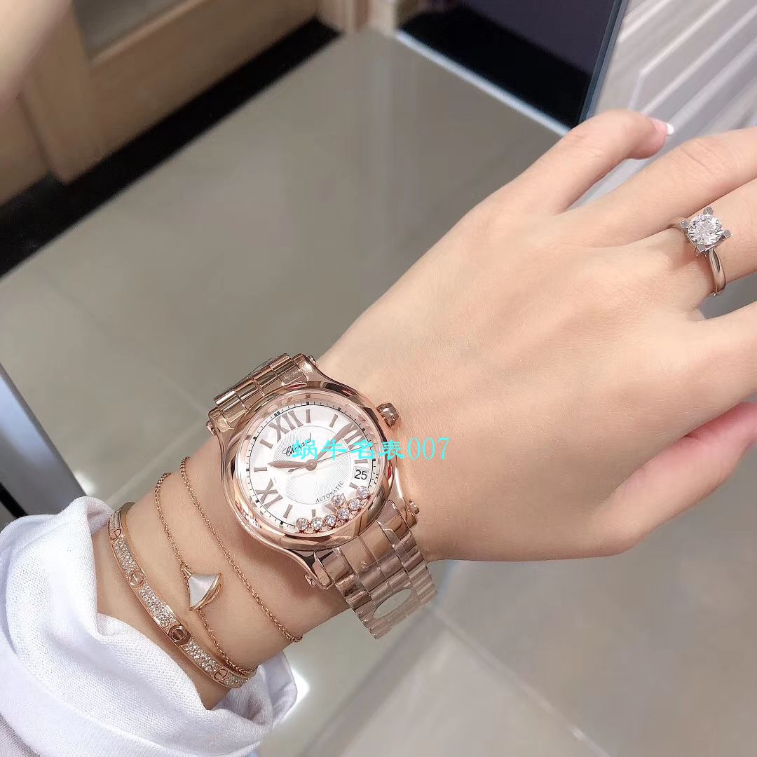 【YF厂顶级复刻高仿女表】萧邦HAPPY DIAMONDS系列277472-5002,278559-6002,278582-3002腕表 / XB051