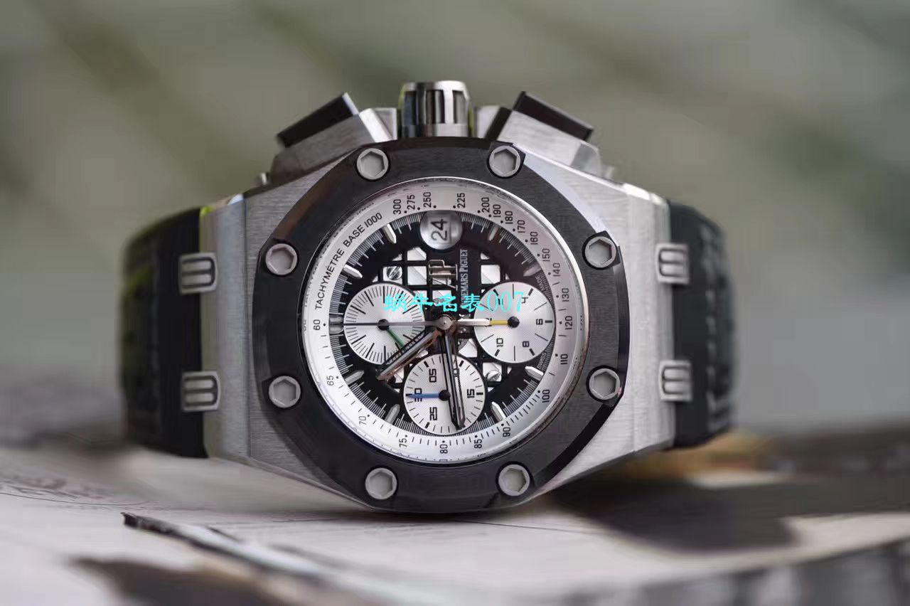 JF厂最帅BR2超级型表V2版爱彼皇家橡树离岸型高仿26078IO.OO.D001VS.01腕表 / JFBR2V2