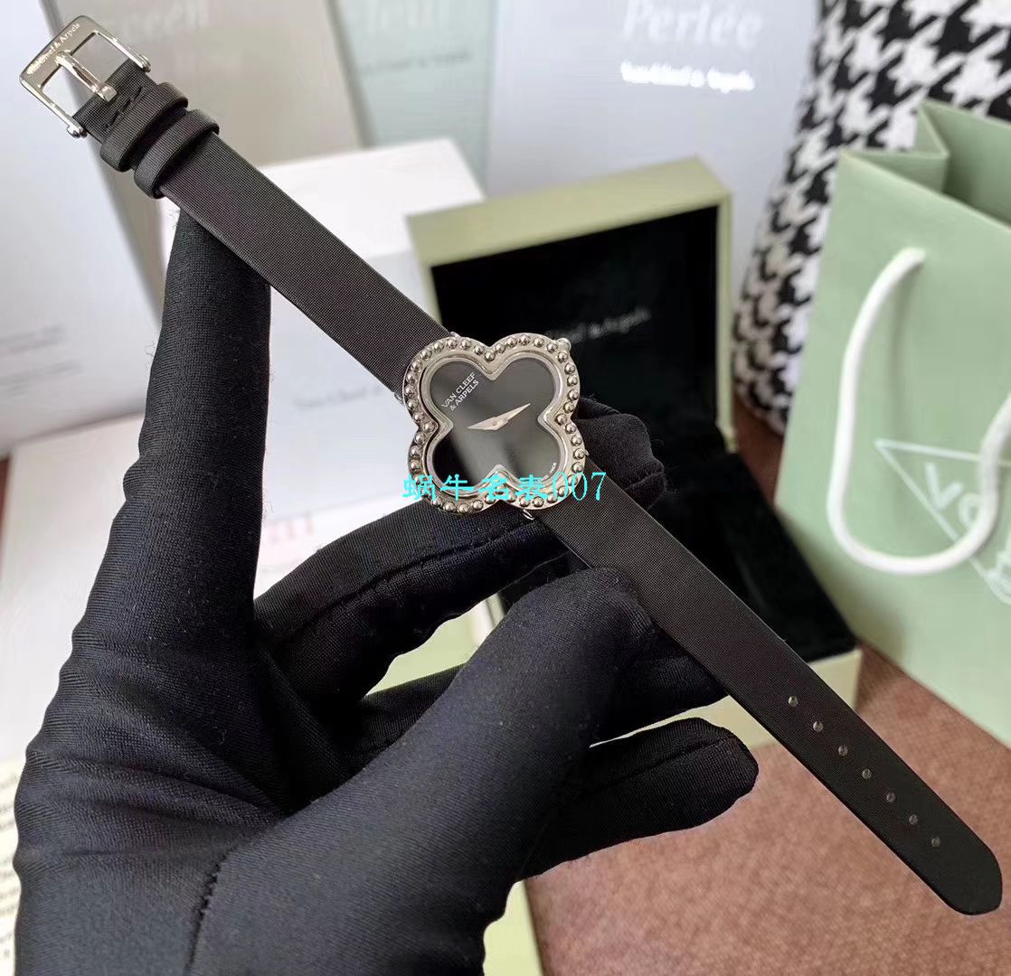 V&A厂2020年最新款高仿女表梵克雅宝ALHAMBRA系列VCARO8WT00,VCARO8SF00腕表 / VCA09