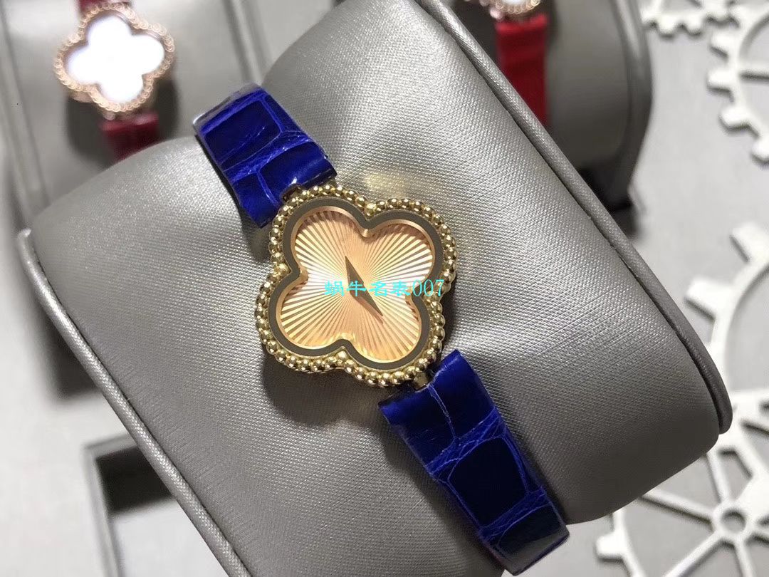 V&A厂2020年最新款高仿女表梵克雅宝ALHAMBRA系列VCARO8WT00,VCARO8SF00腕表 / VCA09