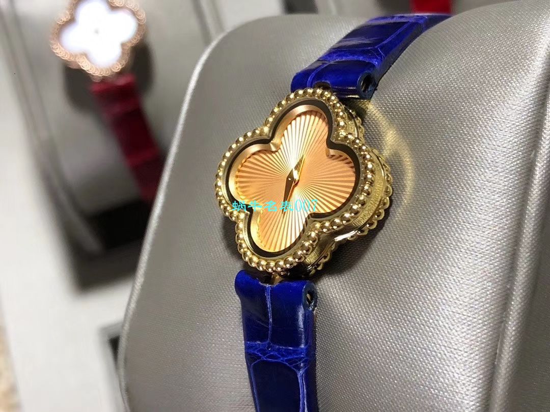 V&A厂2020年最新款高仿女表梵克雅宝ALHAMBRA系列VCARO8WT00,VCARO8SF00腕表 / VCA09