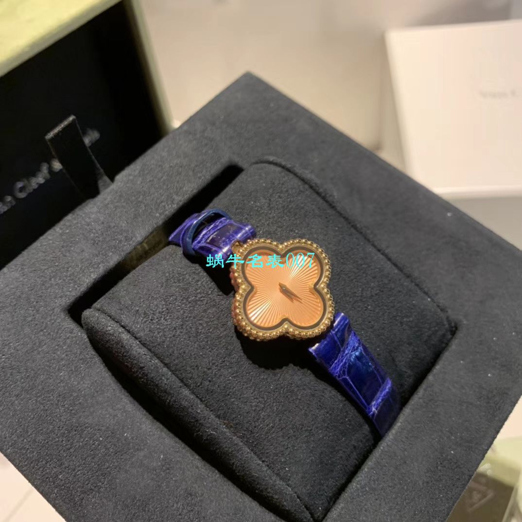 V&A厂2020年最新款高仿女表梵克雅宝ALHAMBRA系列VCARO8WT00,VCARO8SF00腕表 / VCA09