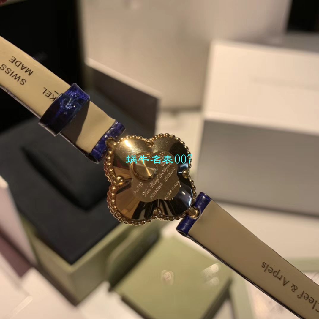 V&A厂2020年最新款高仿女表梵克雅宝ALHAMBRA系列VCARO8WT00,VCARO8SF00腕表 / VCA09