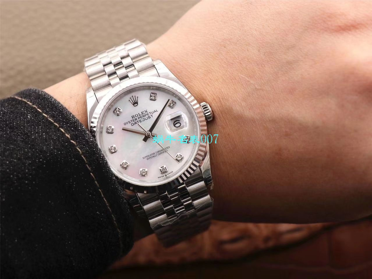 视频评测EW厂顶级复刻高仿劳力士日志型36毫米m126233-0025腕表 / R356