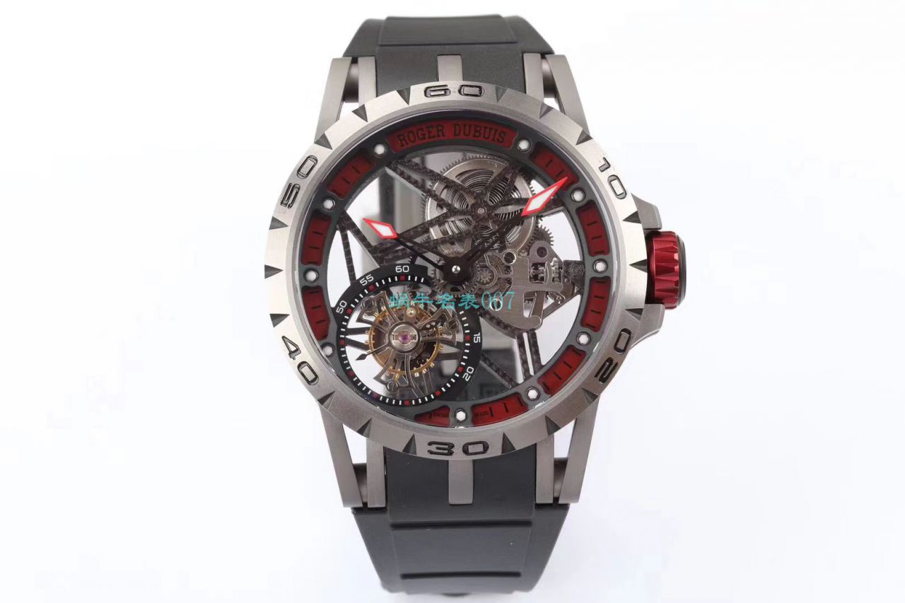BBR厂顶级复刻高仿陀飞轮罗杰杜彼EXCALIBUR（王者系列）系列RDDBEX0479蓝面表带腕表 / LJ066