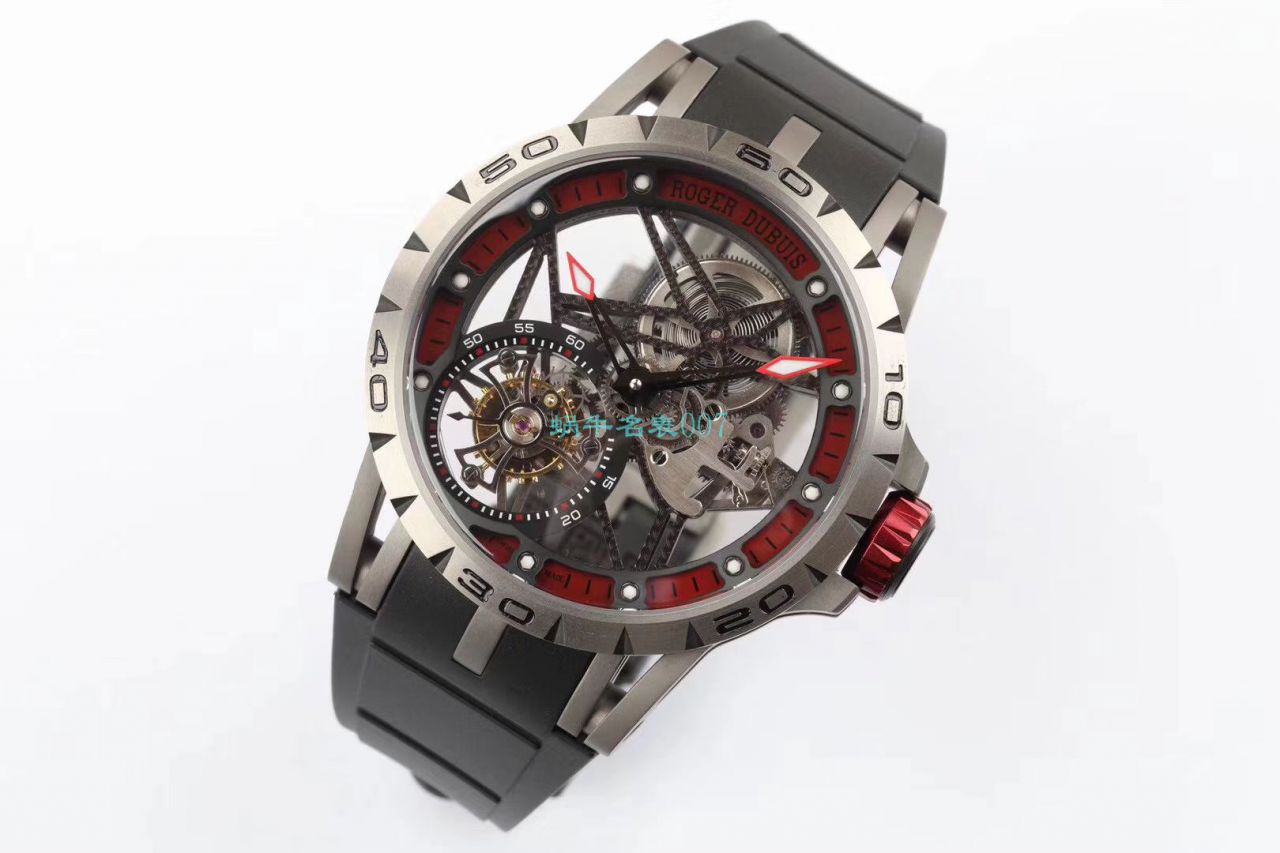 BBR厂顶级复刻高仿陀飞轮罗杰杜彼EXCALIBUR（王者系列）系列RDDBEX0479蓝面表带腕表 / LJ066