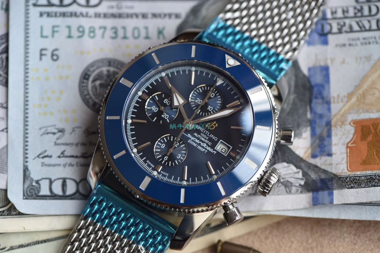 视频评测台湾厂顶级复刻高仿百年灵 超级海洋文化二代A13312161C1A1腕表 / BL151