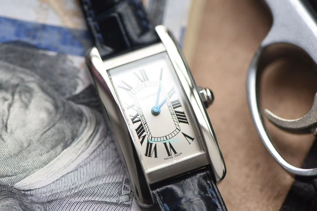 GS厂官网顶级复刻高仿卡地亚TANK AMERICAINE美国坦克WSTA0016，W2607456女士腕表 / K268