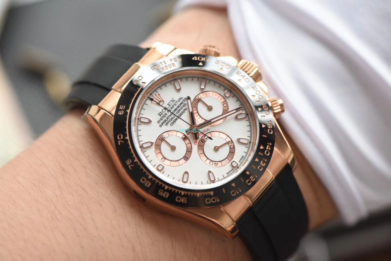 【N厂一比一超A高仿手表】劳力士宇宙计型迪通拿系列M116515ln-0014腕表、116515LN-L(FC) 象牙面腕表 / R232