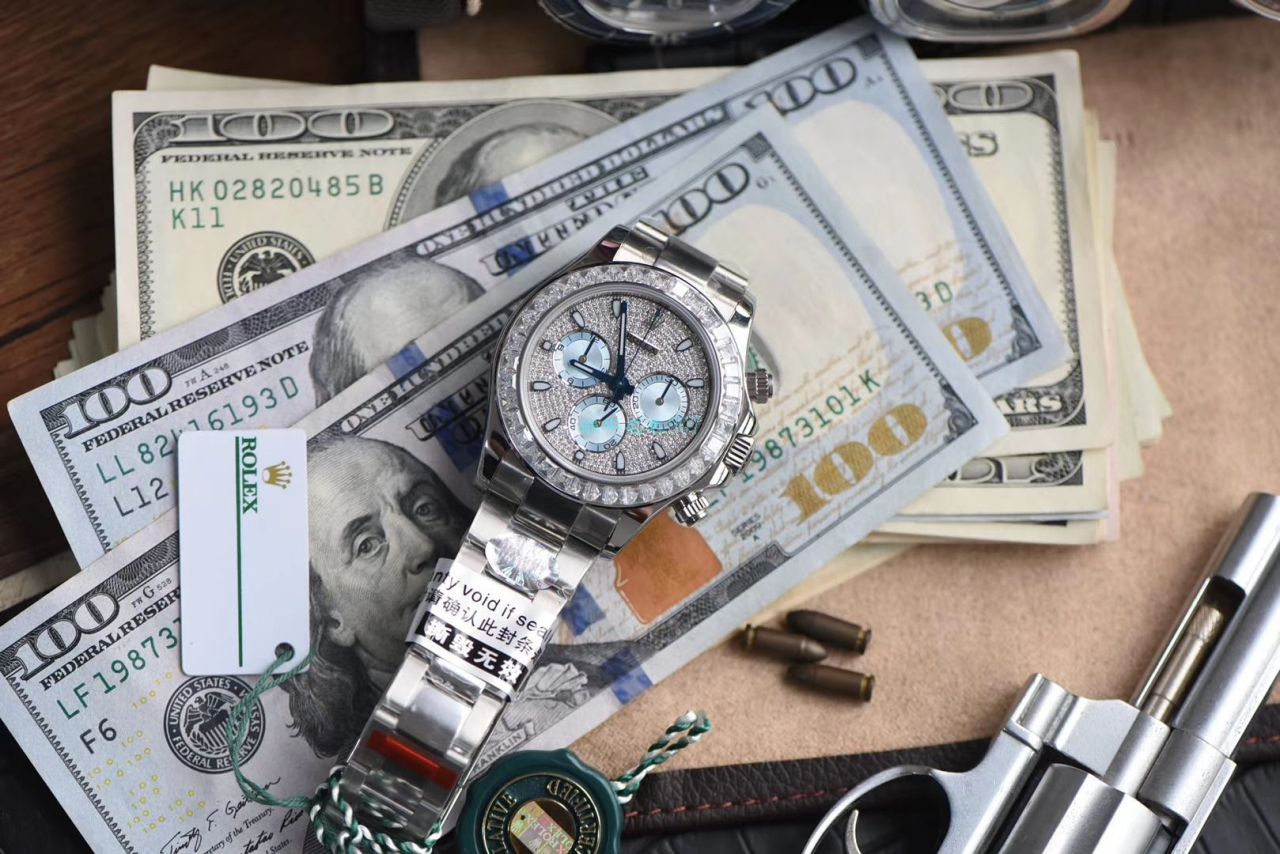 视频评测BL厂劳力士迪通拿满钻冰蓝眼特别版 / R560