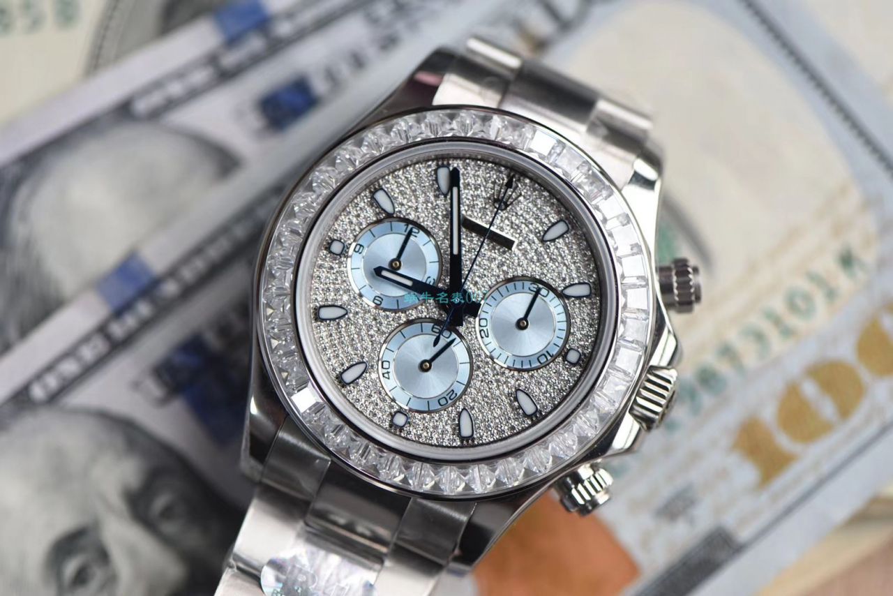 视频评测BL厂劳力士迪通拿满钻冰蓝眼特别版 / R560