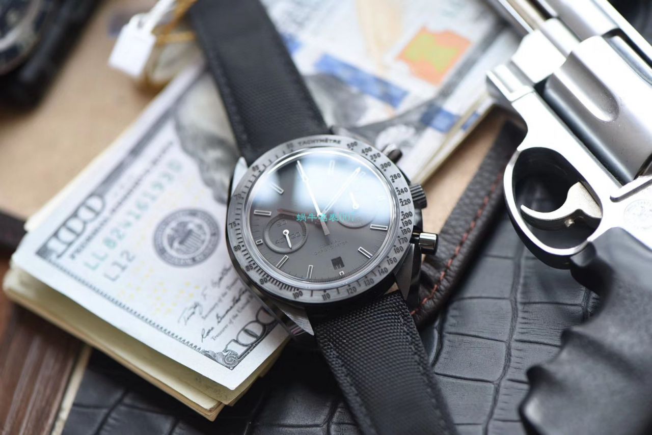 OM厂顶级复刻高仿欧米茄超霸月之暗面V2版本311.92.44.51.01.005腕表(墨黑) / M676