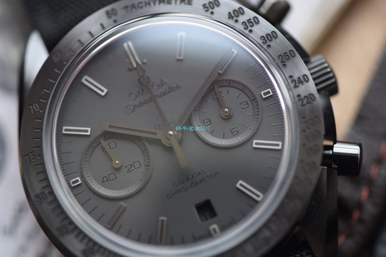OM厂顶级复刻高仿欧米茄超霸月之暗面V2版本311.92.44.51.01.005腕表(墨黑) / M676