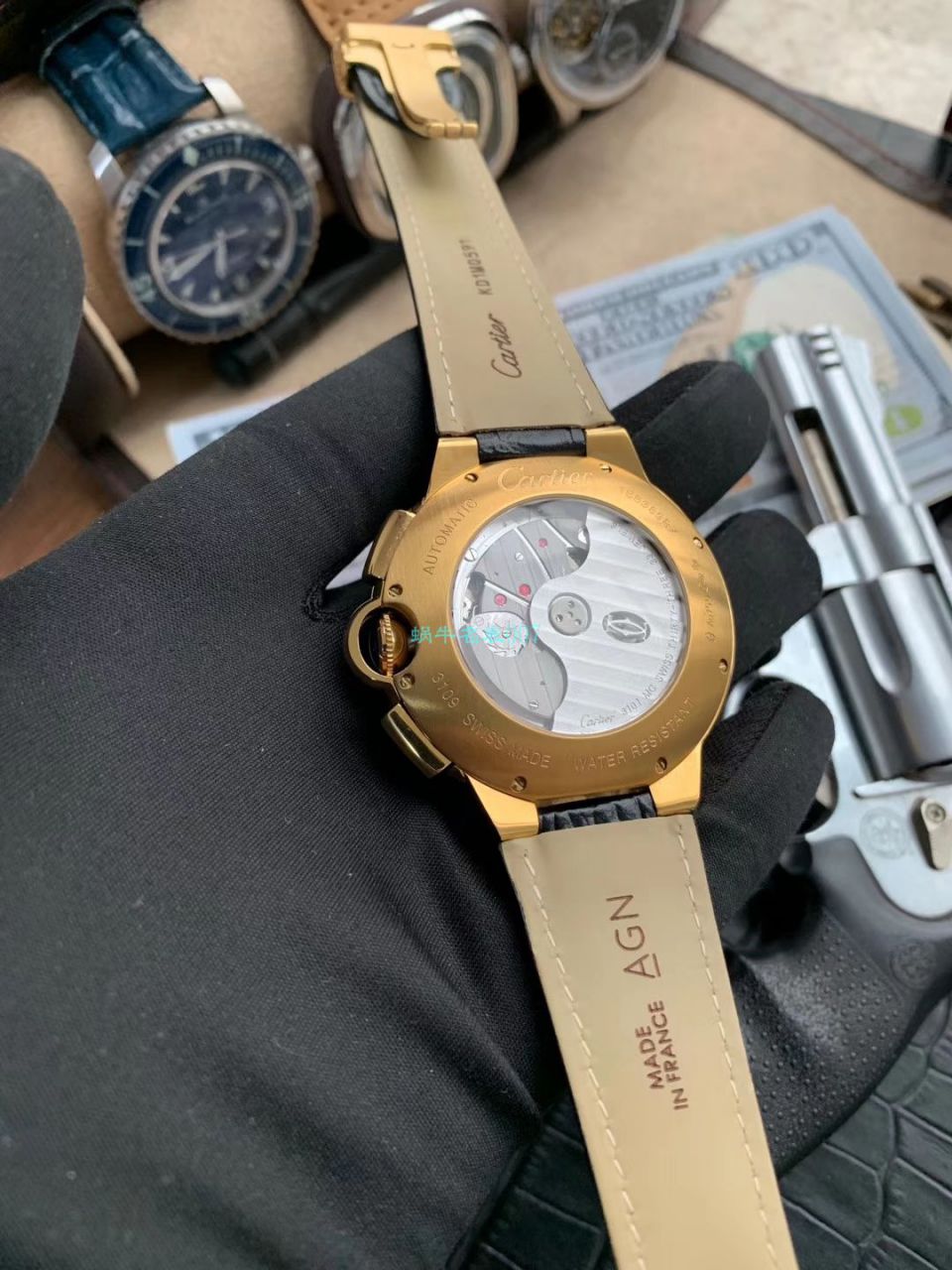OF厂顶级复刻高仿最新升级版卡地亚蓝气球W6920074,W6920007计时腕表 / K269