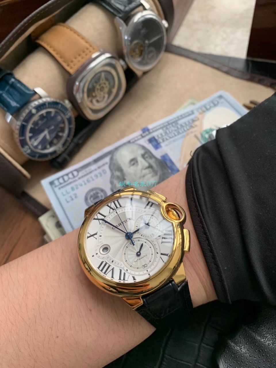 OF厂顶级复刻高仿最新升级版卡地亚蓝气球W6920074,W6920007计时腕表 / K269