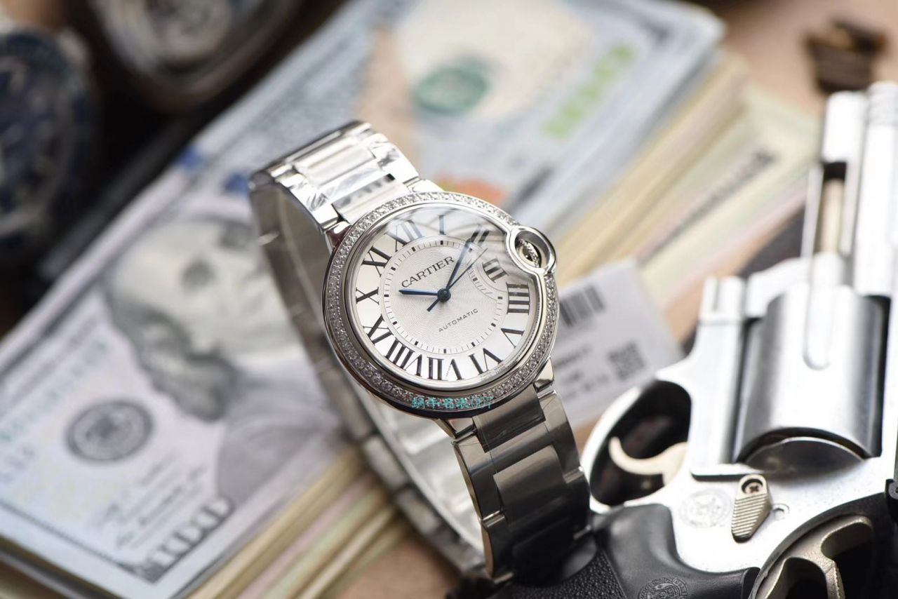 V6厂顶级复刻高仿卡地亚蓝气球33毫米系列W4BB0016女装腕表 / K270