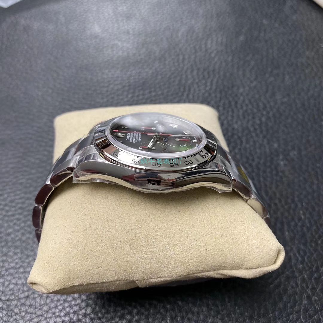 N厂新款超级4130劳力士宇宙计型迪通拿116509-78599 黑盘顶级复刻高仿116509-78599 银面腕表 / R563