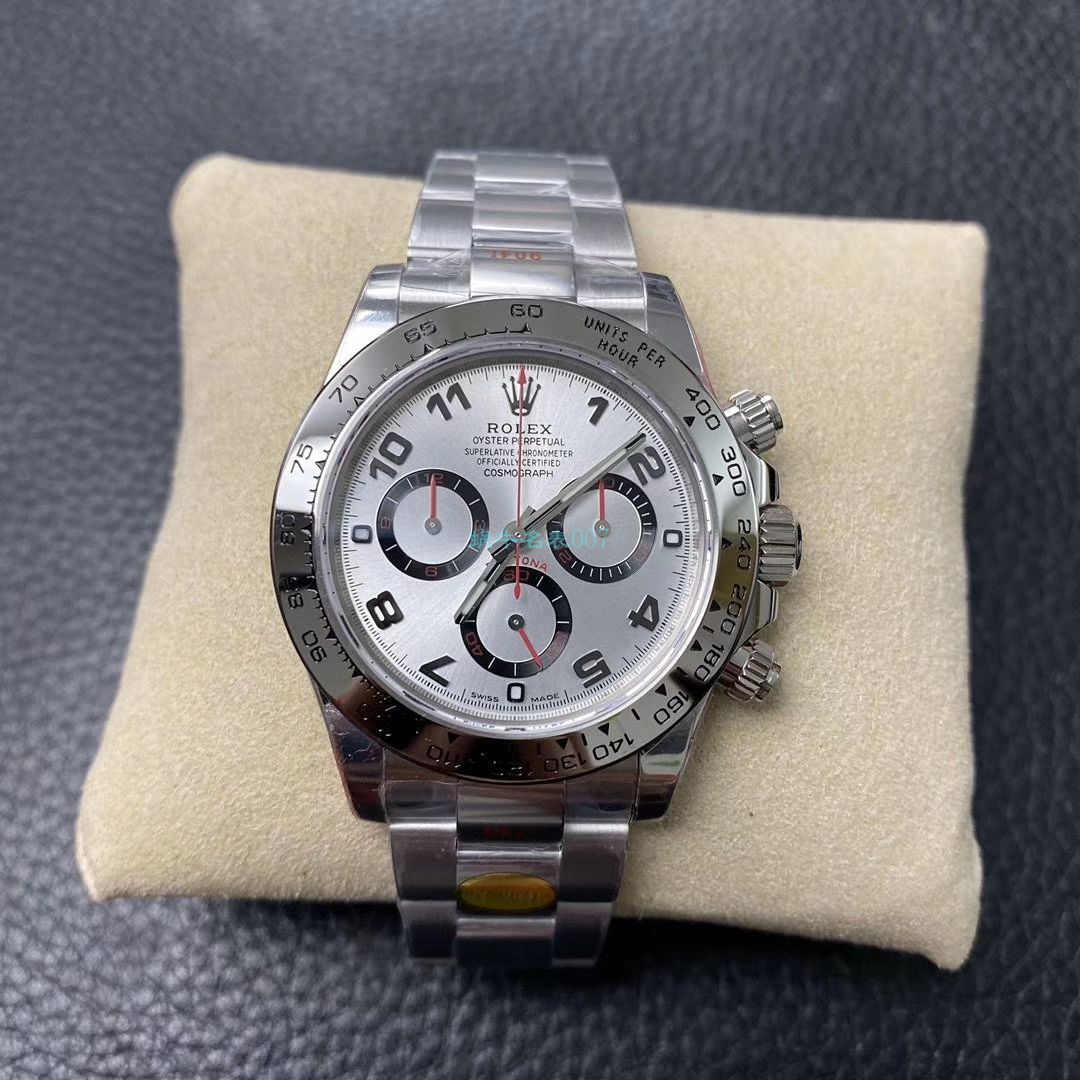 N厂新款超级4130劳力士宇宙计型迪通拿116509-78599 黑盘顶级复刻高仿116509-78599 银面腕表 / R563