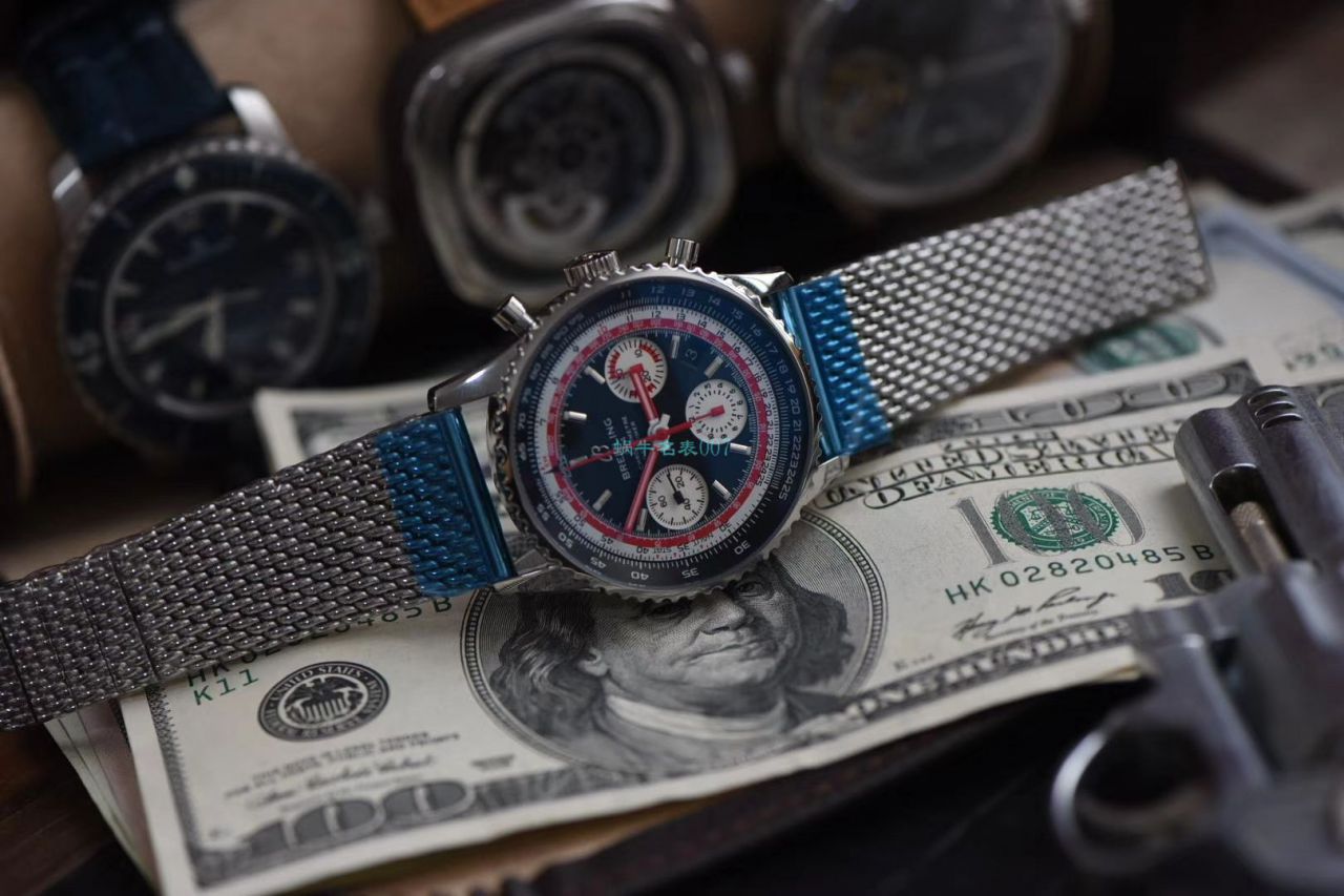 评测视频V9厂百年灵复刻哪家厂最好瑞士航空特别版高仿AB01211B1B1A1腕表 / BL152