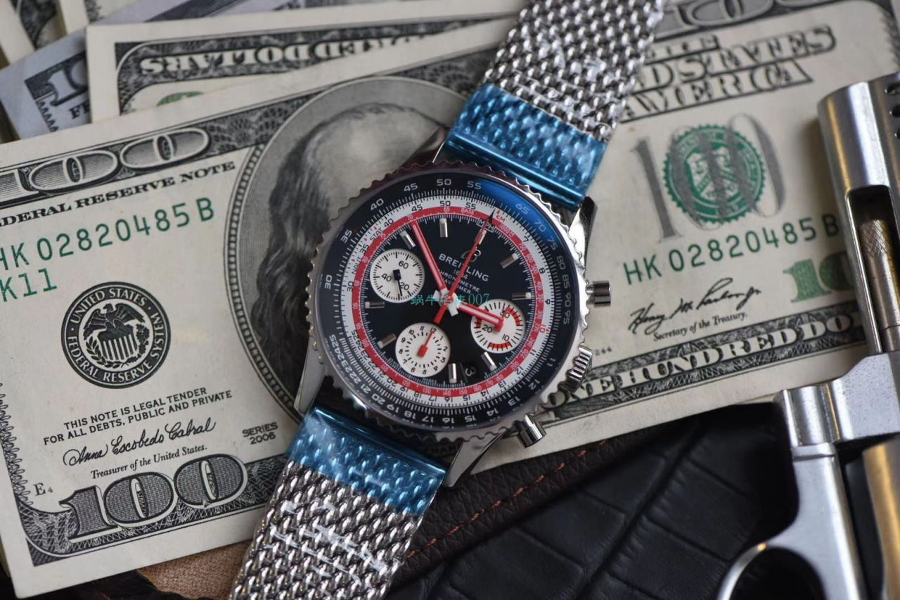 评测视频V9厂百年灵复刻哪家厂最好瑞士航空特别版高仿AB01211B1B1A1腕表 / BL152