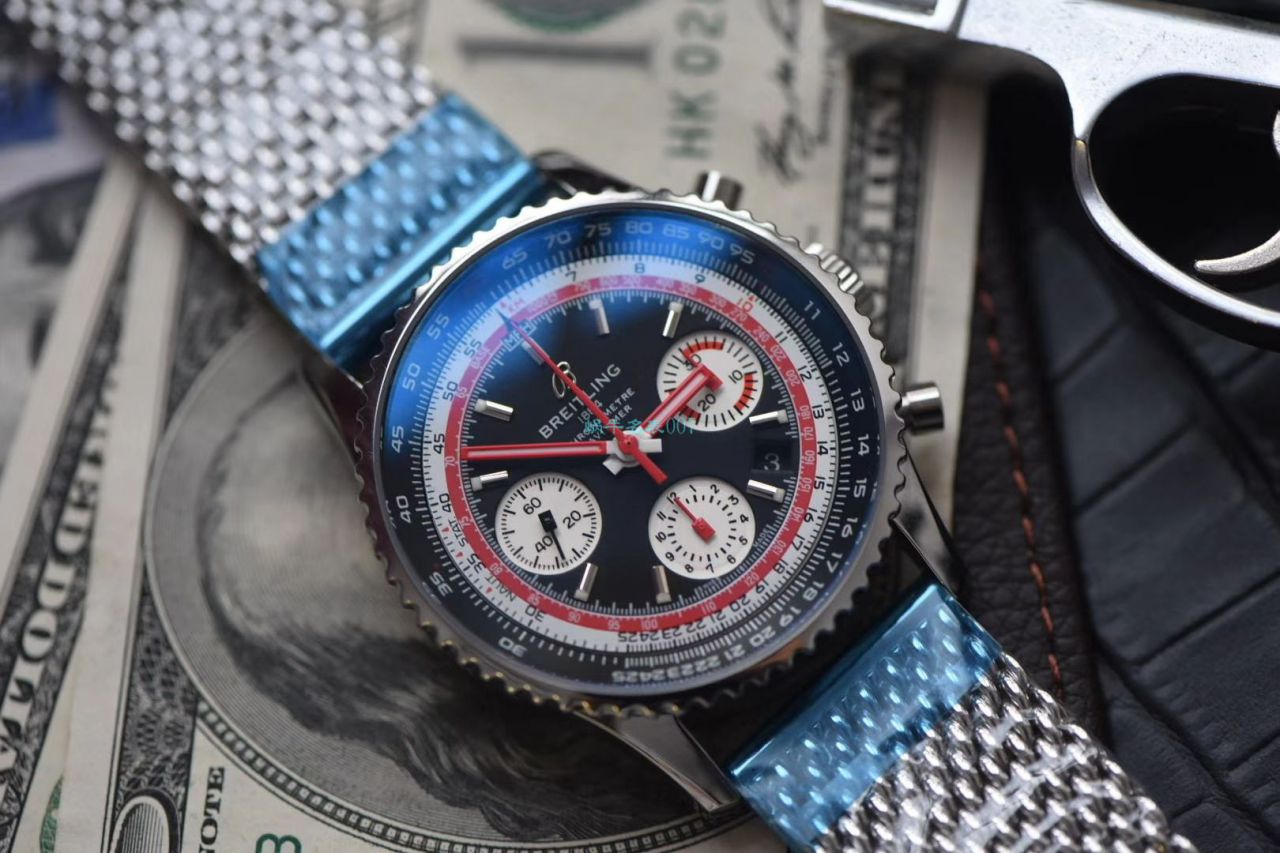评测视频V9厂百年灵复刻哪家厂最好瑞士航空特别版高仿AB01211B1B1A1腕表 / BL152