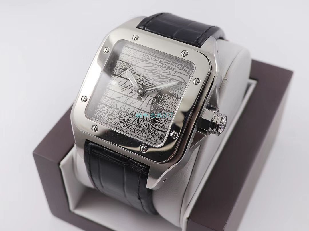 wwf厂顶级复刻高仿卡地亚山度士鹰头WM505014腕表 / K272