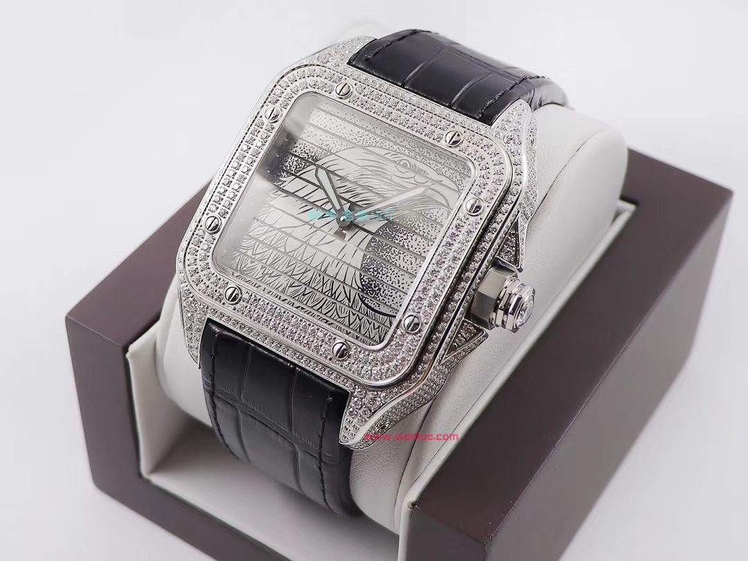 wwf厂顶级复刻高仿卡地亚山度士鹰头WM505014腕表 / K272