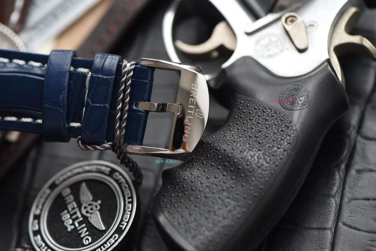 视频评测名表007定制版百年灵航空计时41毫米复刻高仿系列A17326211B1P1腕表 / BL157