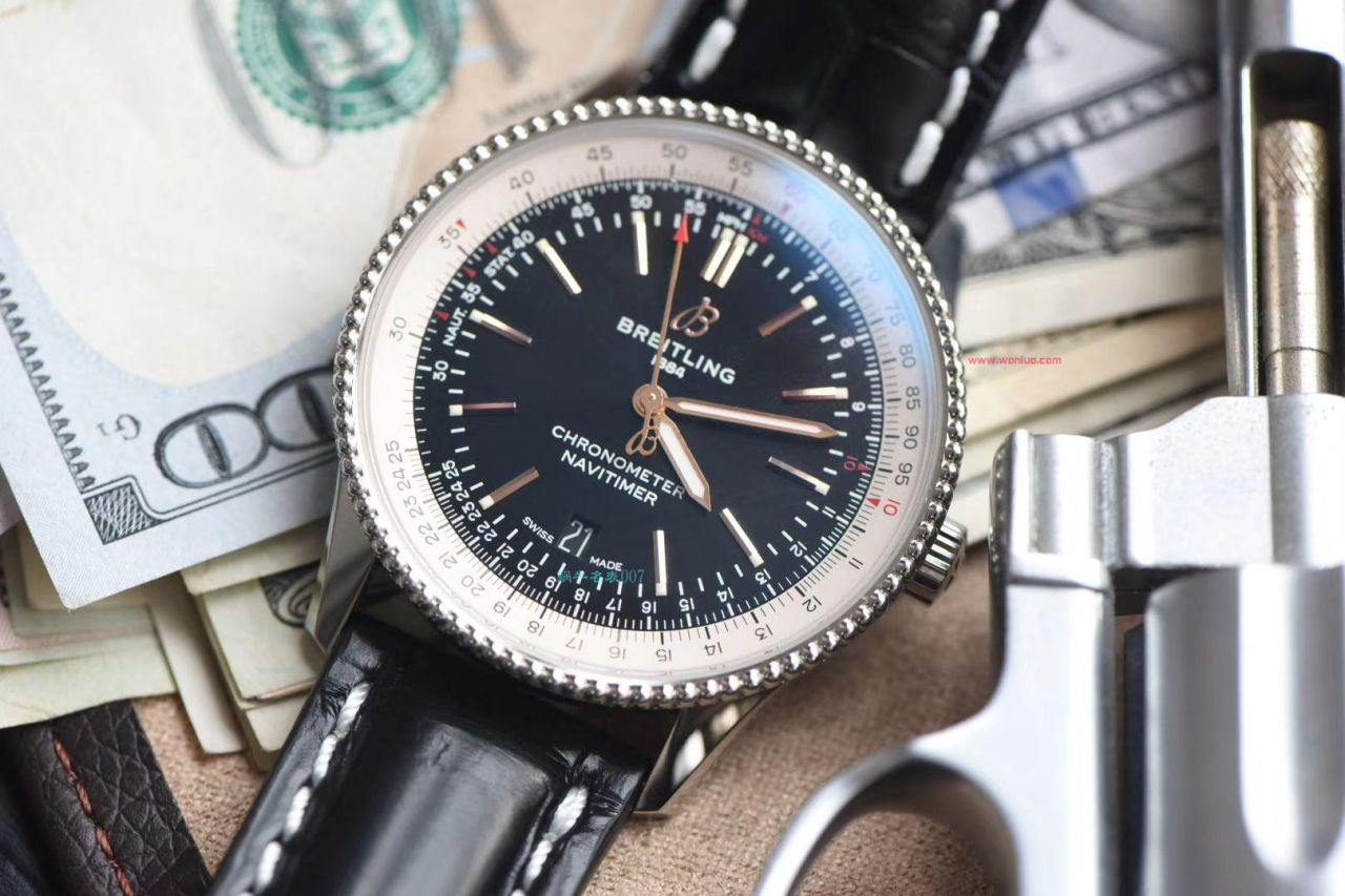 【视频评测定制瑞士机芯】百年灵顶级复刻高仿手表航空计时41毫米系列A17326211C1P3腕表 / BL156