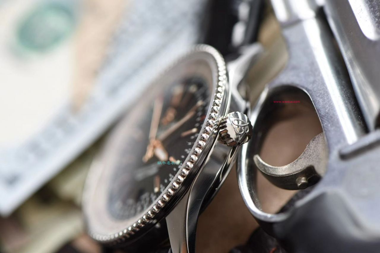 视频评测名表007定制版百年灵航空计时41毫米复刻高仿系列A17326211B1P1腕表 / BL157