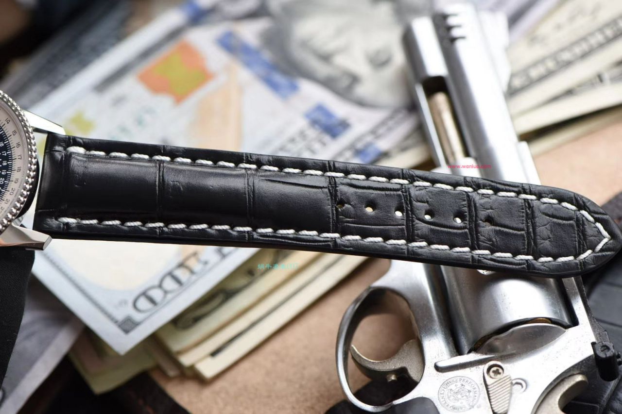 视频评测名表007定制版百年灵航空计时41毫米复刻高仿系列A17326211B1P1腕表 / BL157