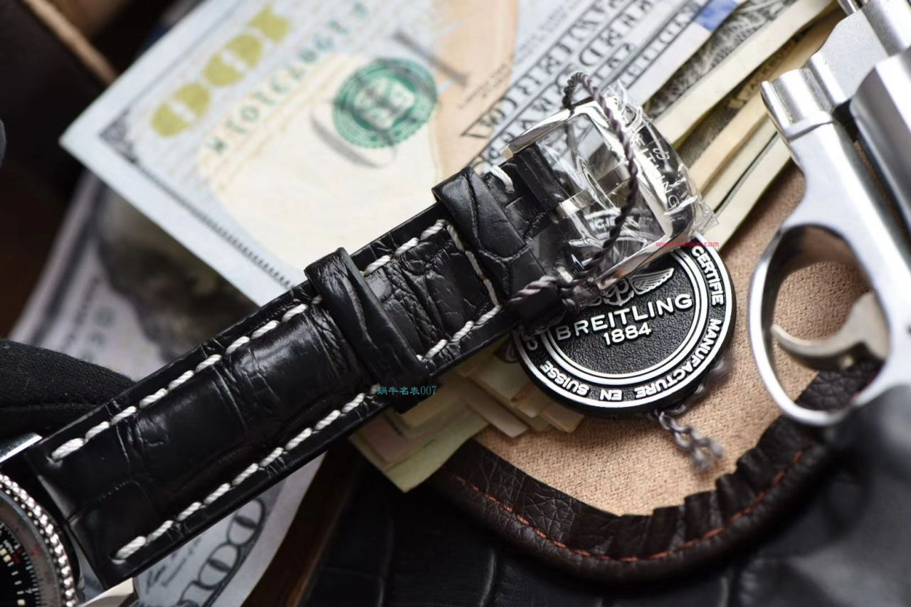 视频评测名表007定制版百年灵航空计时41毫米复刻高仿系列A17326211B1P1腕表 / BL157