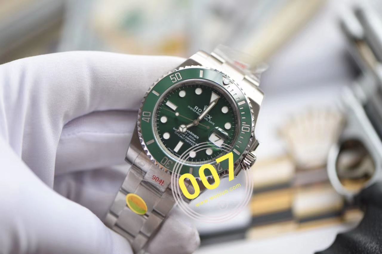 视频评测顶级复刻高仿N厂官网V10S劳力士绿水鬼手表116610LV-97200 / R571