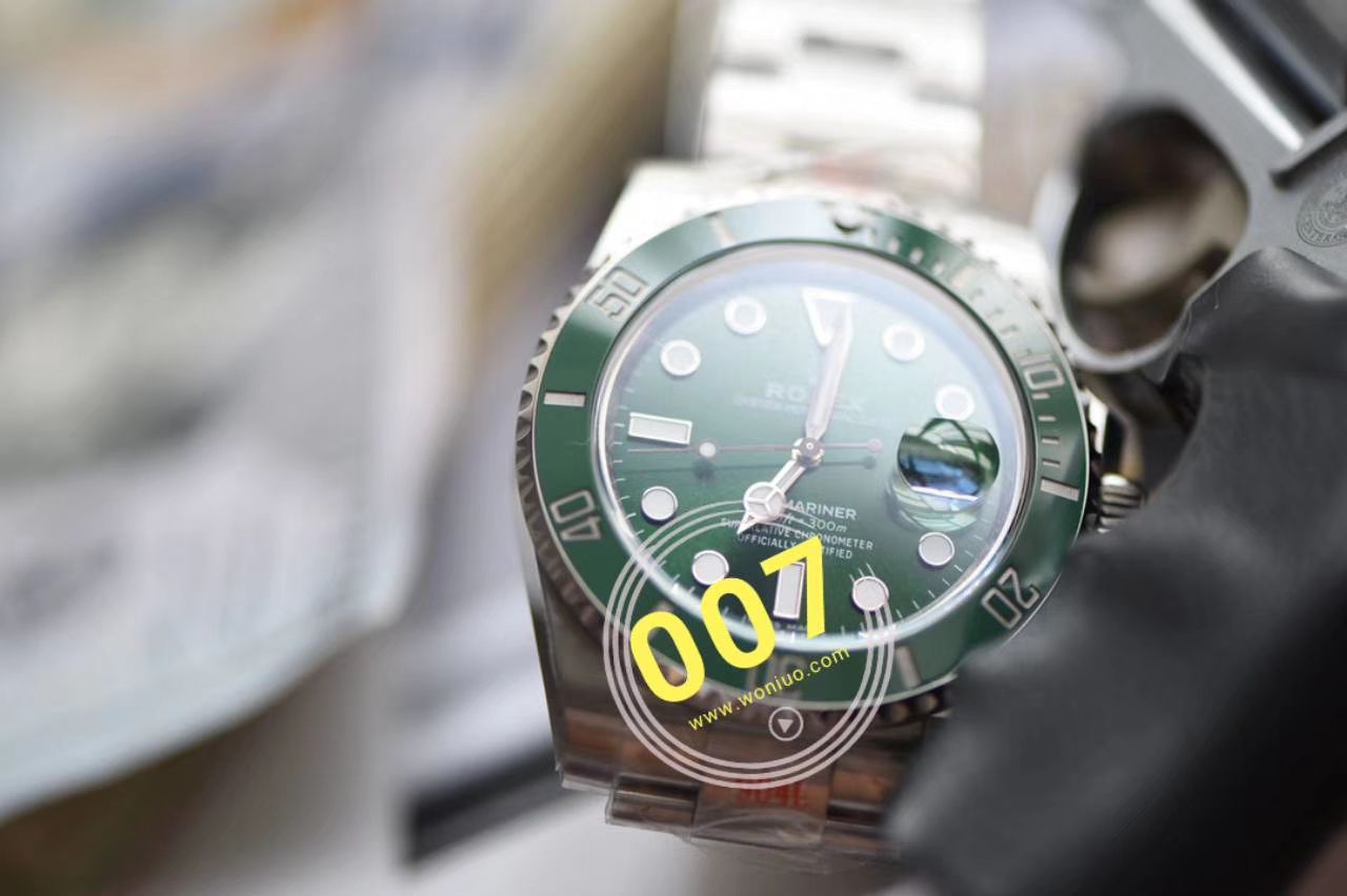 视频评测顶级复刻高仿N厂官网V10S劳力士绿水鬼手表116610LV-97200 / R571