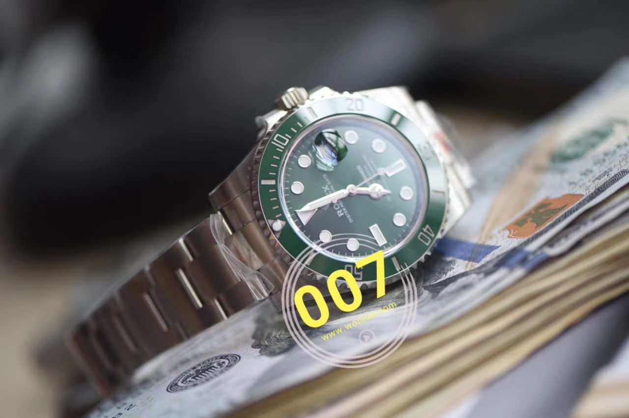 视频评测顶级复刻高仿N厂官网V10S劳力士绿水鬼手表116610LV-97200 / R571