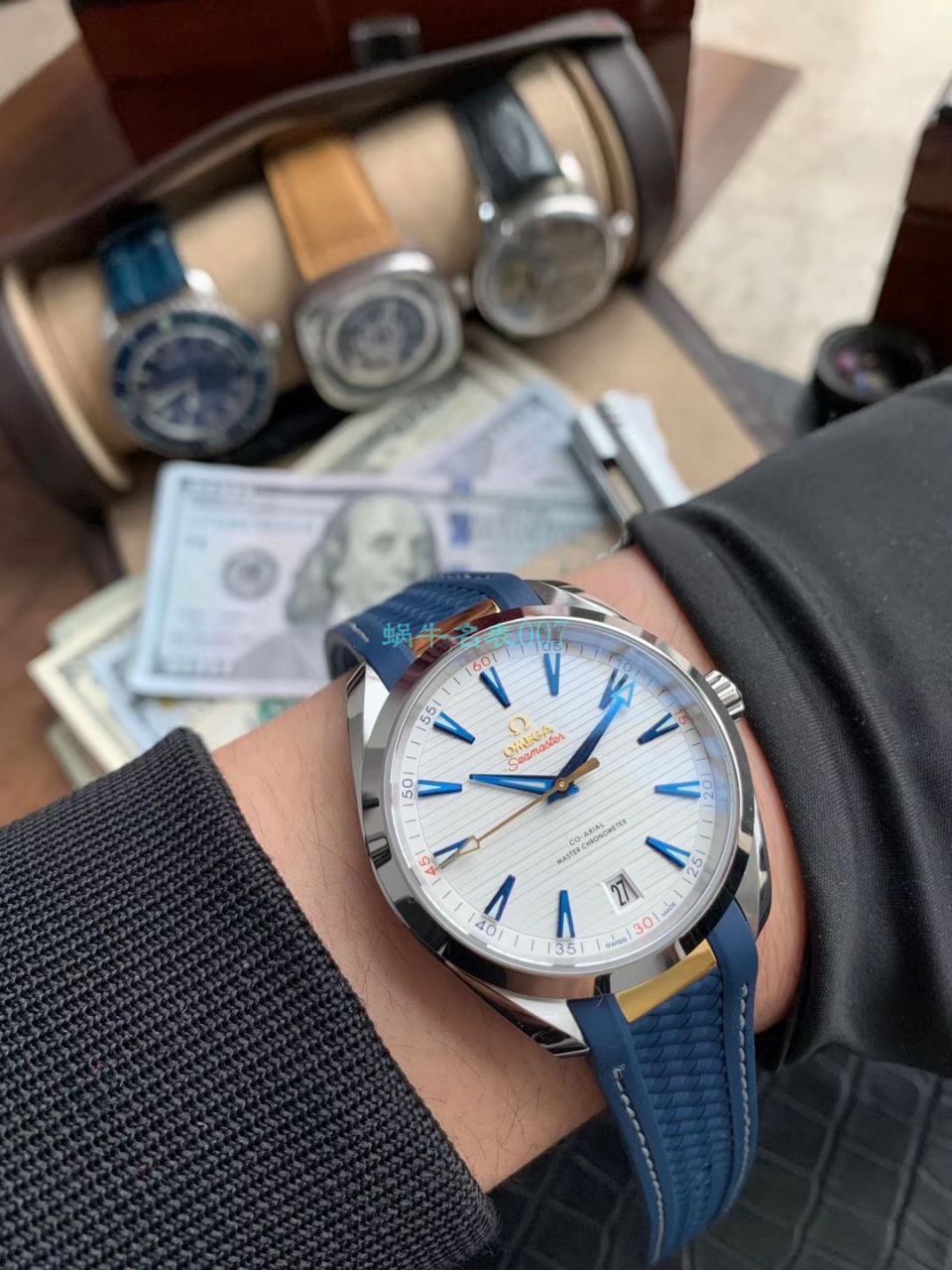 VS厂新金针队长欧米茄海马系列顶级复刻高仿220.12.41.21.02.004莱德杯腕表 / M683