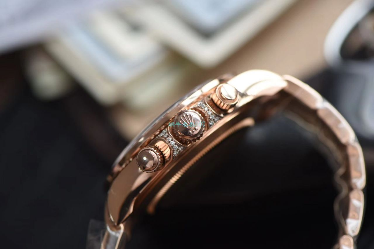 独家后加工真钻包金ROLEX彩虹迪劳力士宇宙计型迪通拿复刻高仿116595 RBOW腕表 / R577