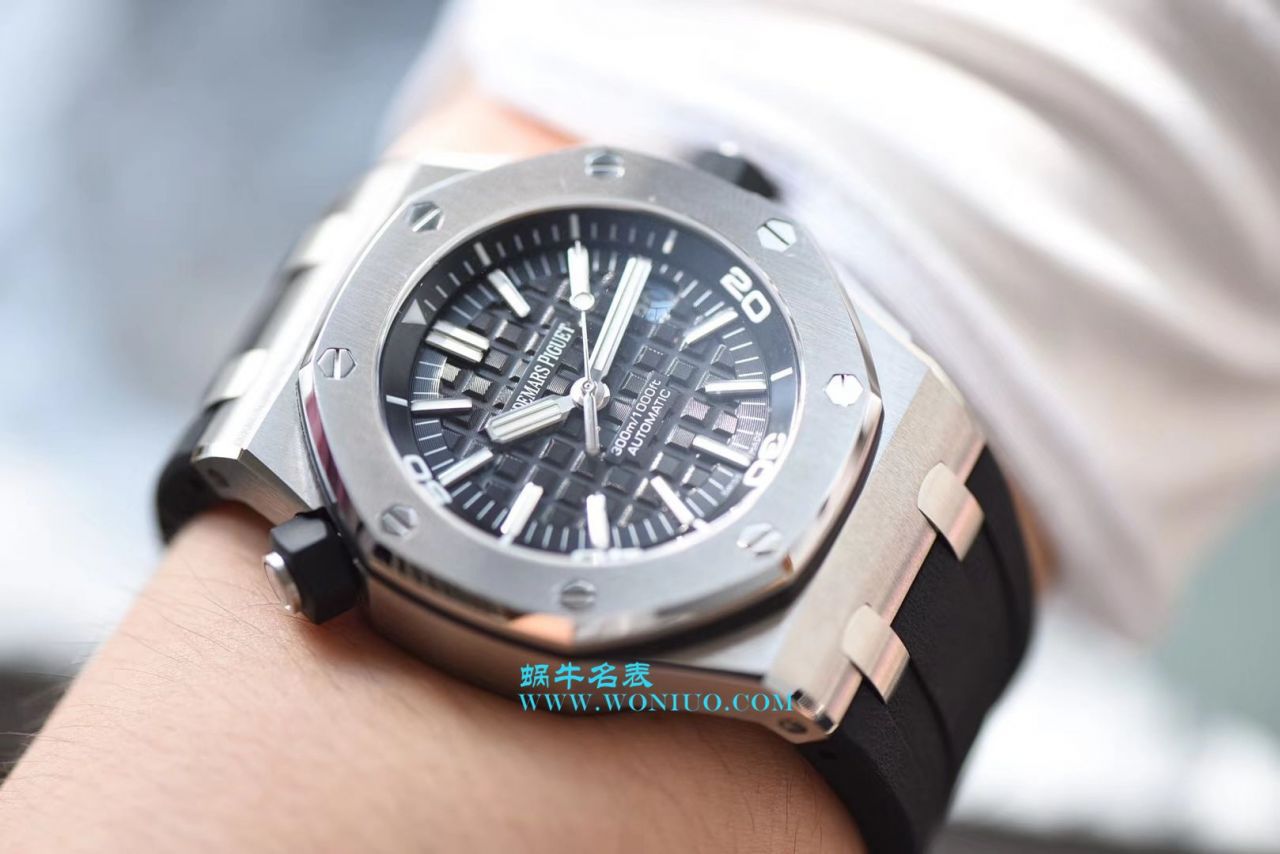 视频评测JF厂官网V9S最新AP爱彼皇家橡树离岸型高仿15703ST.OO.A002CA.01腕表 / JFAP15703