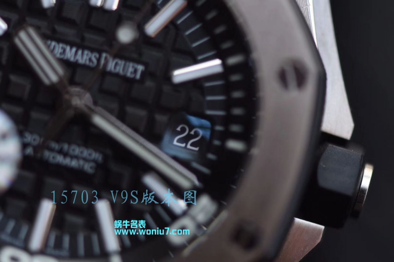 视频评测JF厂官网V9S最新AP爱彼皇家橡树离岸型高仿15703ST.OO.A002CA.01腕表 / JFAP15703