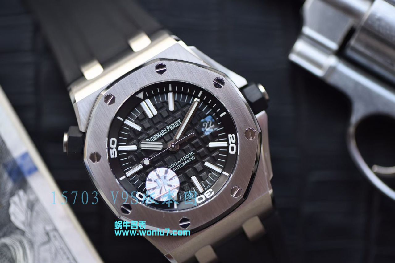 视频评测JF厂官网V9S最新AP爱彼皇家橡树离岸型高仿15703ST.OO.A002CA.01腕表 / JFAP15703